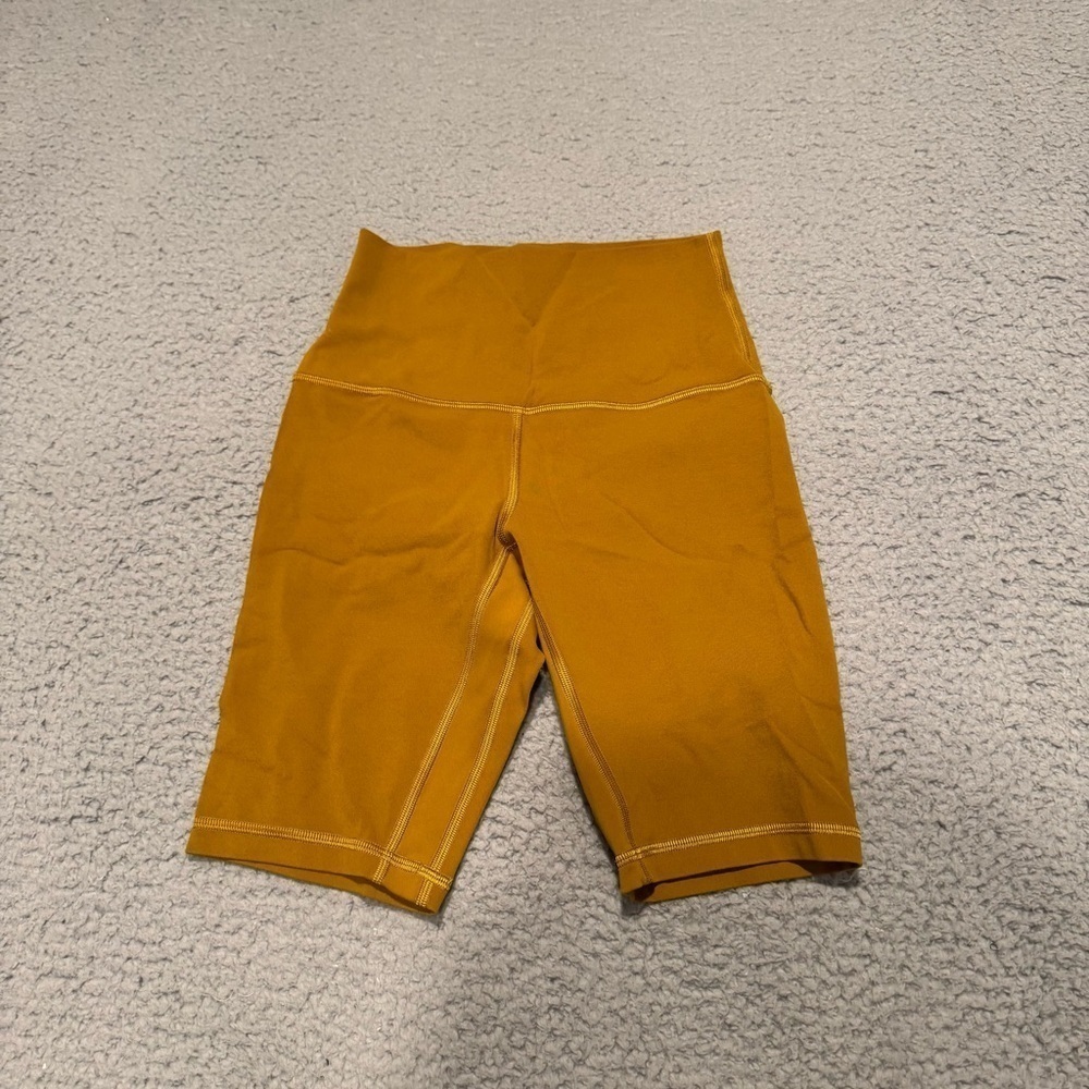 Lululemon Align Short 8" Color Gold Spice Size 2